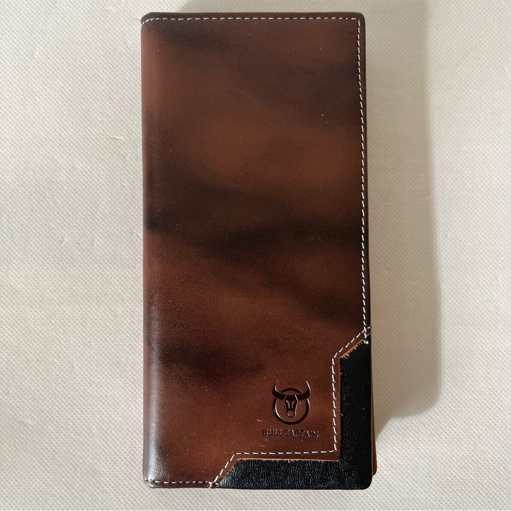 Bullcaptain Men’s Business Leather Wallet